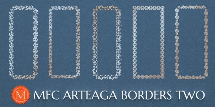 MFC Arteaga Borders Two font preview