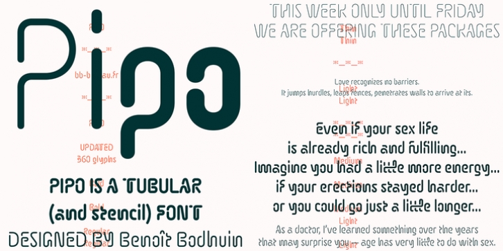 Pipo font preview