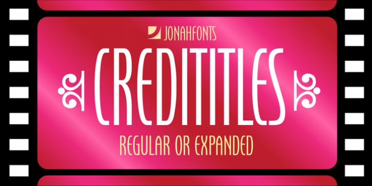 Credititle font preview