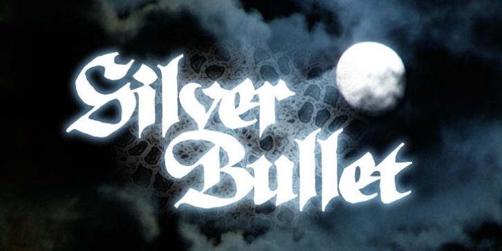 Silver Bullet BB font preview