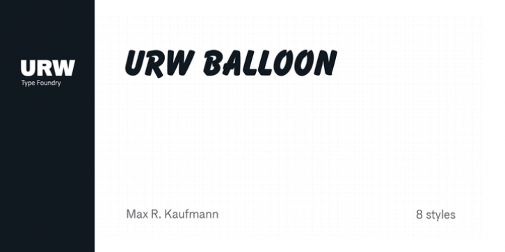 Balloon font preview