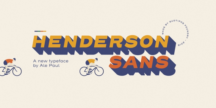 Henderson Sans font preview
