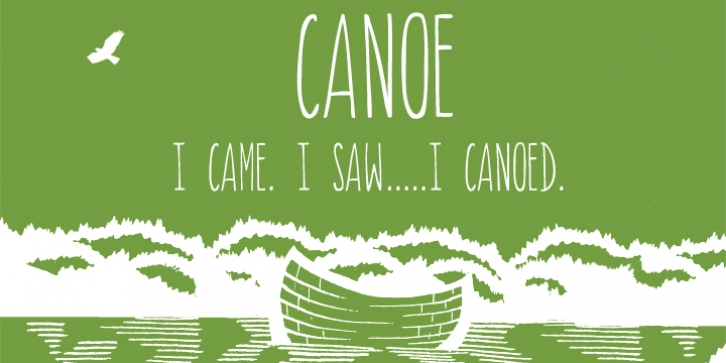 Canoe Handwriting font preview