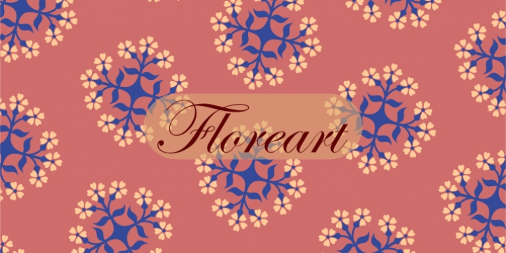 Floreart font preview