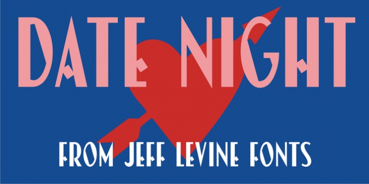 Date Night JNL font preview