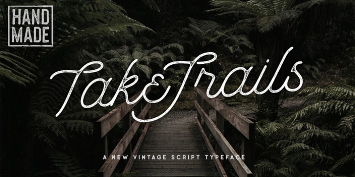 Take Trails font preview