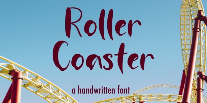 Roller Coaster font preview