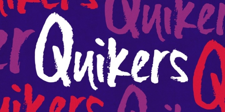 Quikers font preview