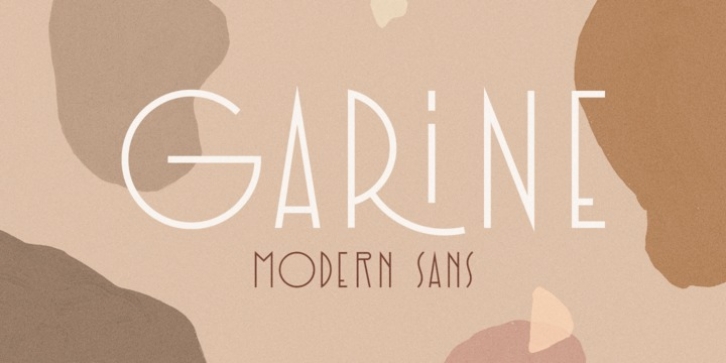 Garine font preview