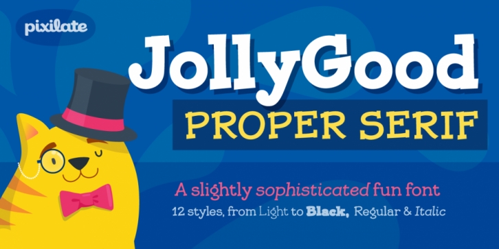 JollyGood Proper Serif font preview