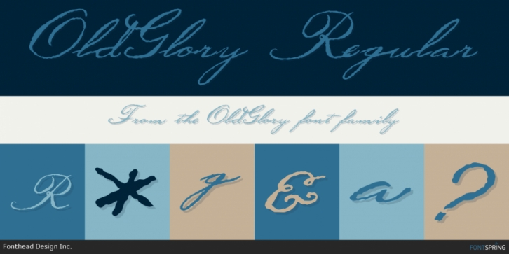 OldGlory font preview