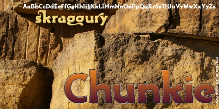 Chunkie font preview