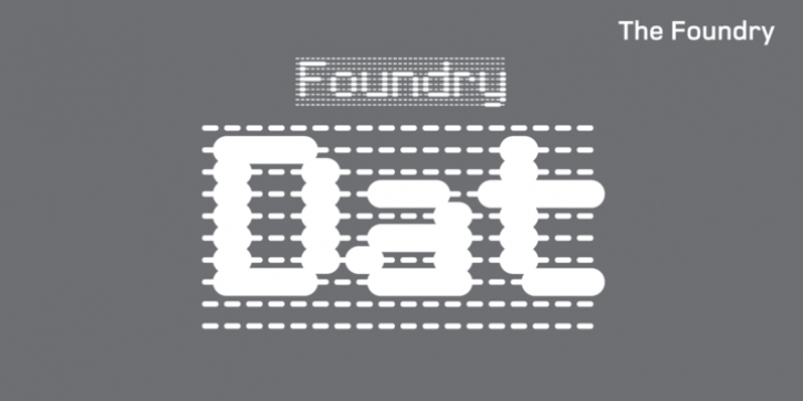 Foundry Dat font preview