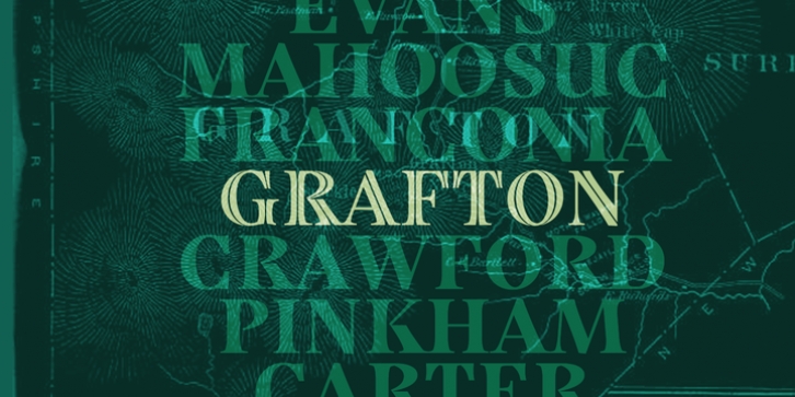 Grafton Titling font preview