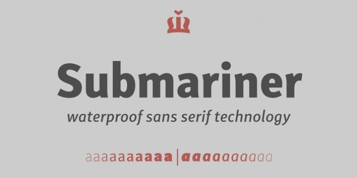 Submariner font preview