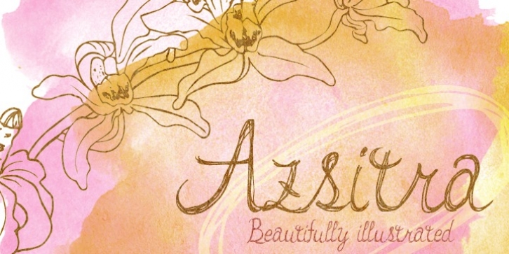 Azsitra font preview