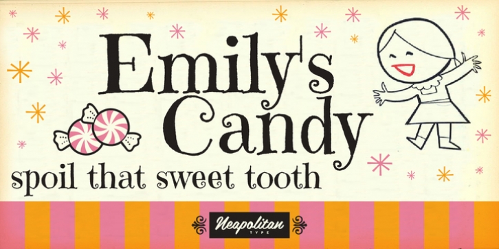 Emilys Candy Pro font preview