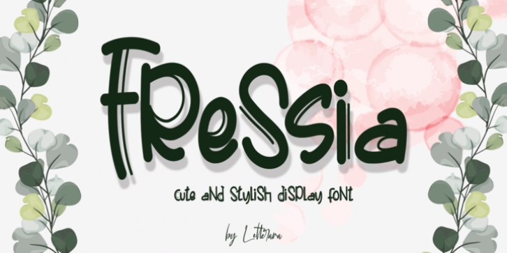 Fressia font preview