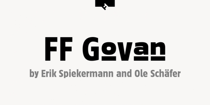 FF Govan font preview
