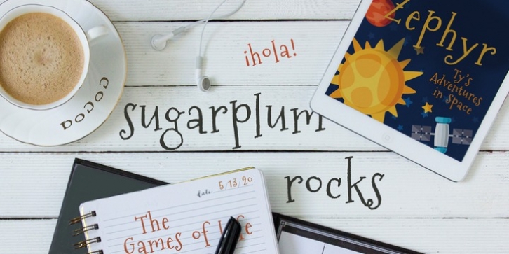 Sugarplum font preview