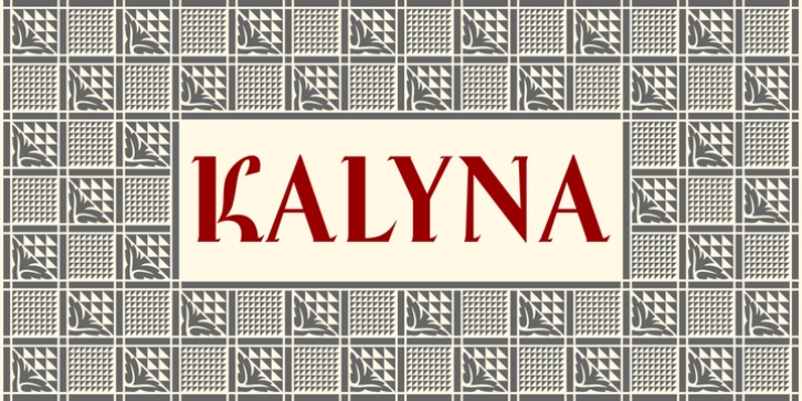 Kalyna font preview