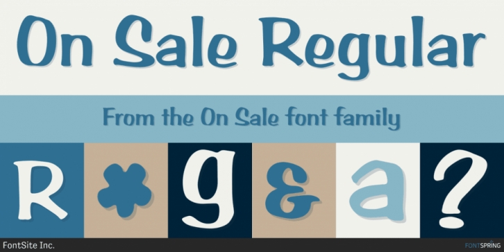 On Sale font preview