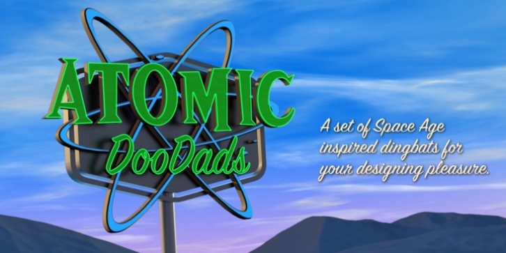 Atomic DooDads RJH font preview
