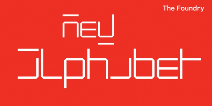 New Alphabet font preview