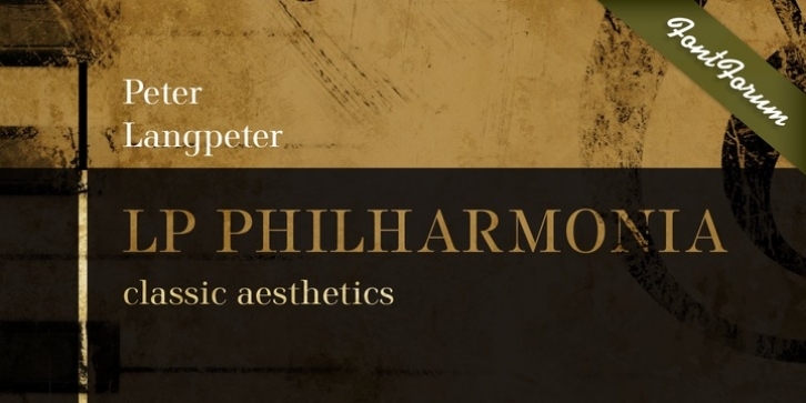LP Philharmonia font preview