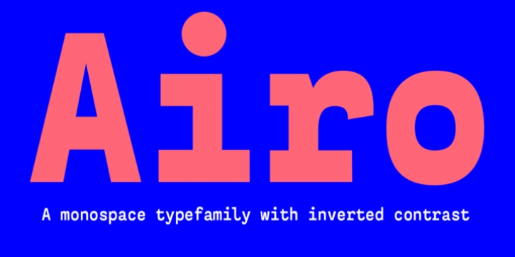 Airo font preview