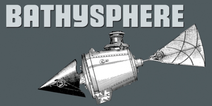 Bathysphere font preview