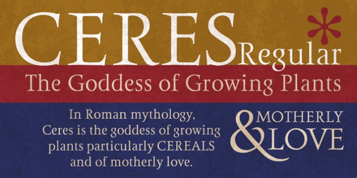 Ceres font preview