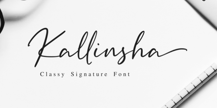 Kallinsha font preview