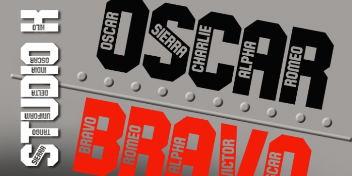 Oscar Bravo font preview