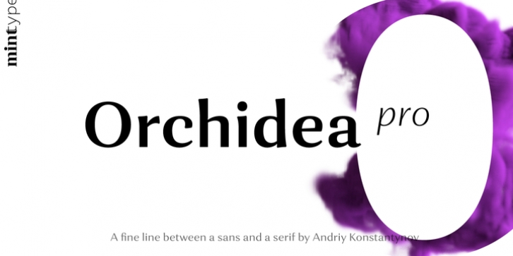 Orchidea Pro font preview