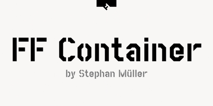 FF Container font preview