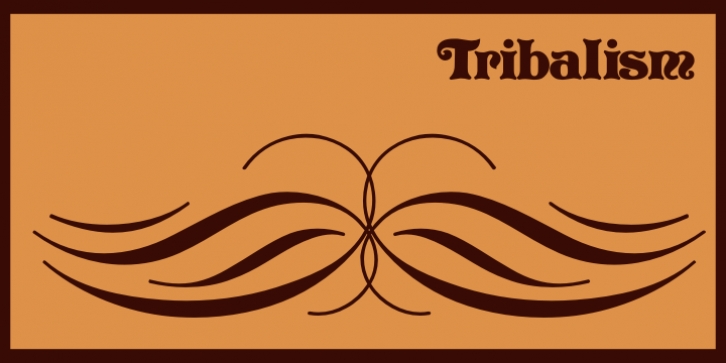 Tribalism font preview