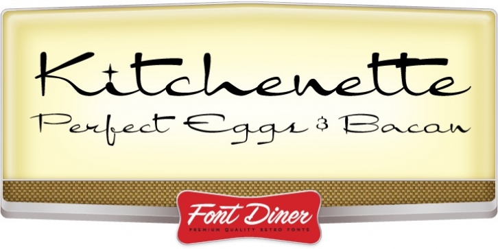 Kitchenette font preview