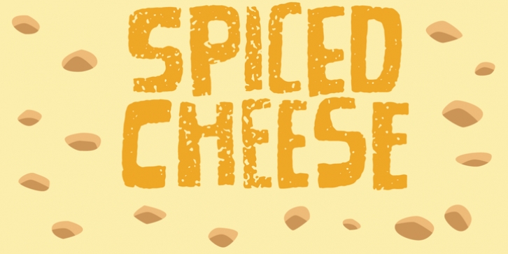 Spiced Cheese font preview