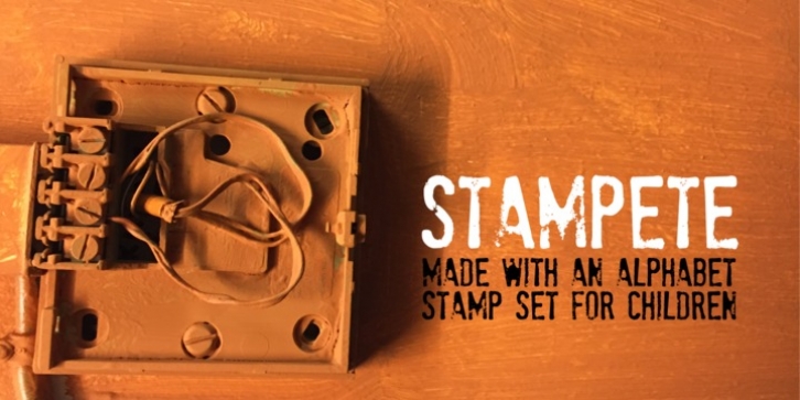 stamPete font preview