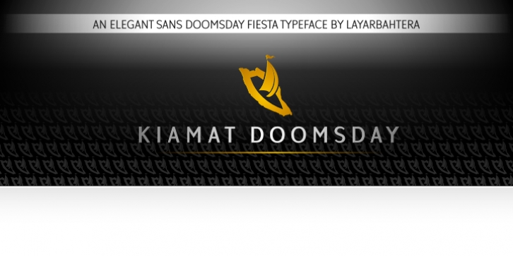 Kiamat Doomsday font preview