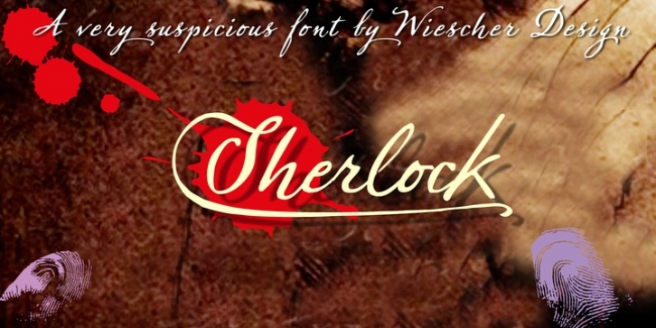 Sherlock Script font preview