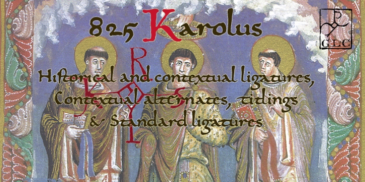 825 Karolus font preview