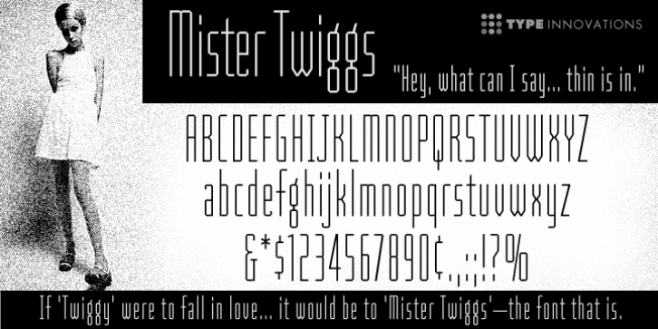 Mister Twiggs font preview
