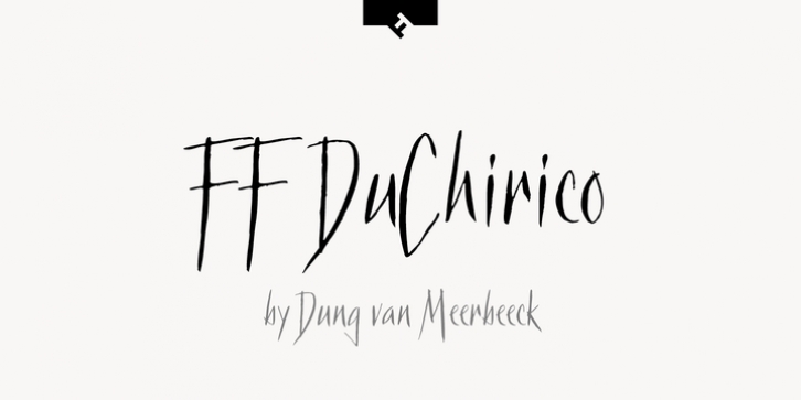 FF DuChirico font preview
