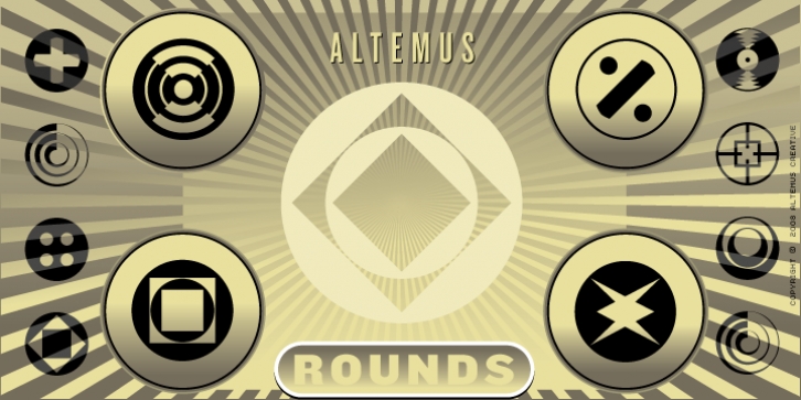 Altemus Rounds font preview