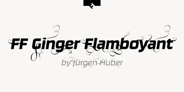 FF Ginger Flamboyant font preview