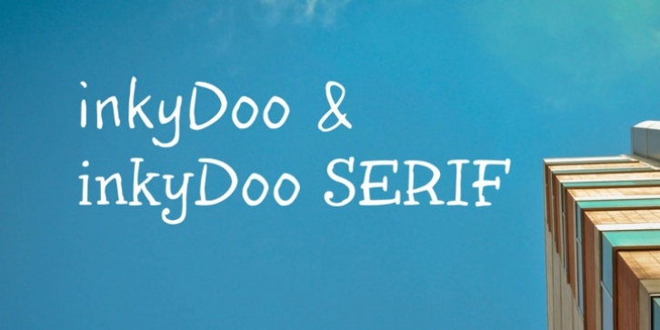 inkyDoo font preview
