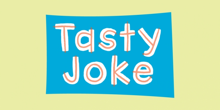Tasty Joke font preview