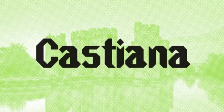 Castiana font preview